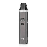 OXVA Xlim V2 Pod Kit in Gunmetal, a compact 25W pod system with a built‑in 900mAh battery and 2ml e‑liquid capacity, designed for smooth vapor production, adjustable airflow, and a reliable all‑day vaping experience.